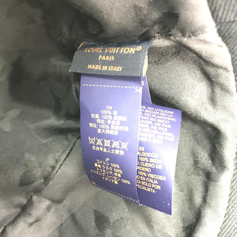 美品 LOUIS VUITTON ルイヴィトン M7054M バケットハットLV シティー ハット帽 帽子 バケットハット ボブハット ブラック【中古】 | LOUIS VUITTON | 05