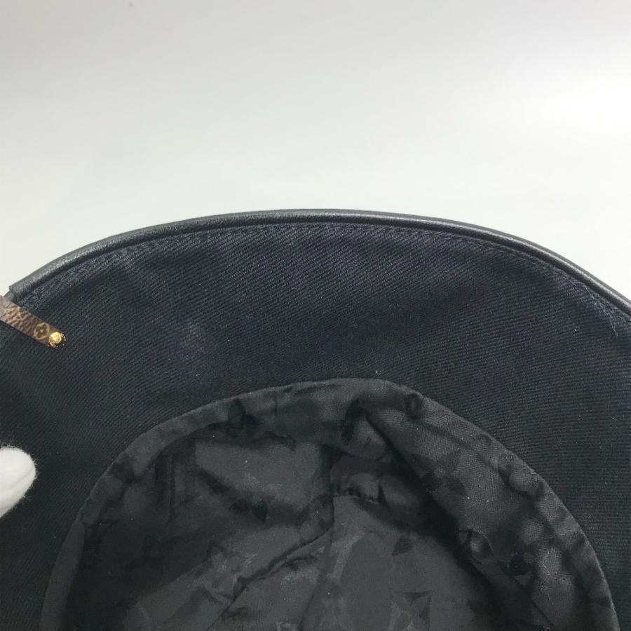 美品 LOUIS VUITTON ルイヴィトン M7054M バケットハットLV シティー ハット帽 帽子 バケットハット ボブハット ブラック【中古】 | LOUIS VUITTON | 07