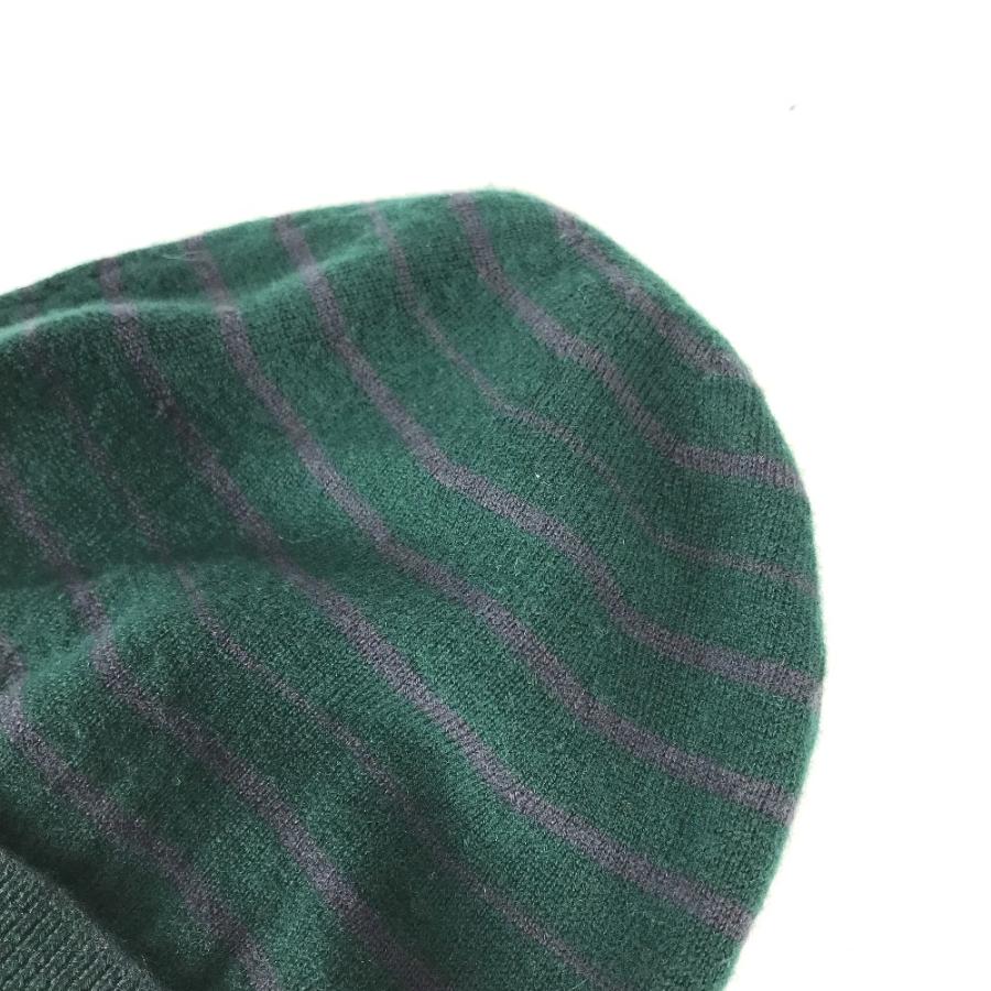 ルイヴィトン 帽子 レオパード ニットベレー 紺 緑 LOUIS VUITTON
