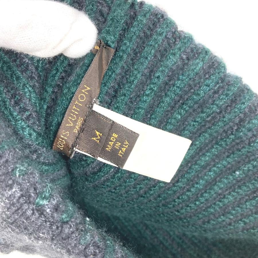 LOUIS VUITTON ルイヴィトン LV ロゴ ビーニー 帽子 ニット帽 ニットキャップ ニット帽 グレー レディース【中古】 | LOUIS VUITTON | 01