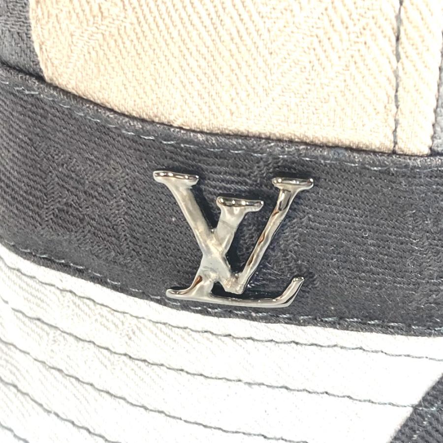 LOUIS VUITTON LV ポートレート ハット コットン M7186L