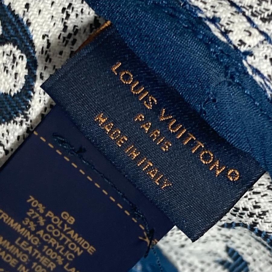 美品 LOUIS VUITTON ルイヴィトン M77435 バケットハット・デニム ハット帽 帽子 バケットハット モノグラム デニム ハット ブルー【中古】 | LOUIS VUITTON | 07