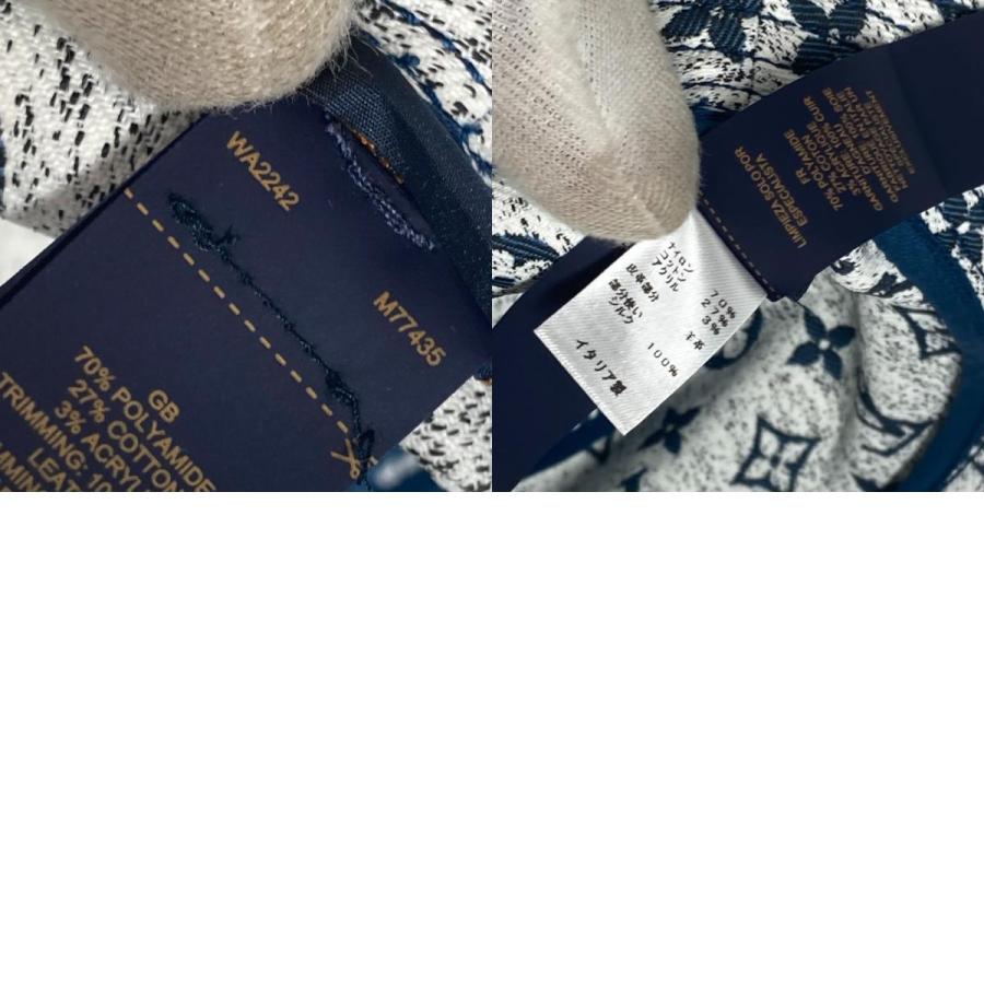 美品 LOUIS VUITTON ルイヴィトン M77435 バケットハット・デニム ハット帽 帽子 バケットハット モノグラム デニム ハット ブルー【中古】 | LOUIS VUITTON | 09