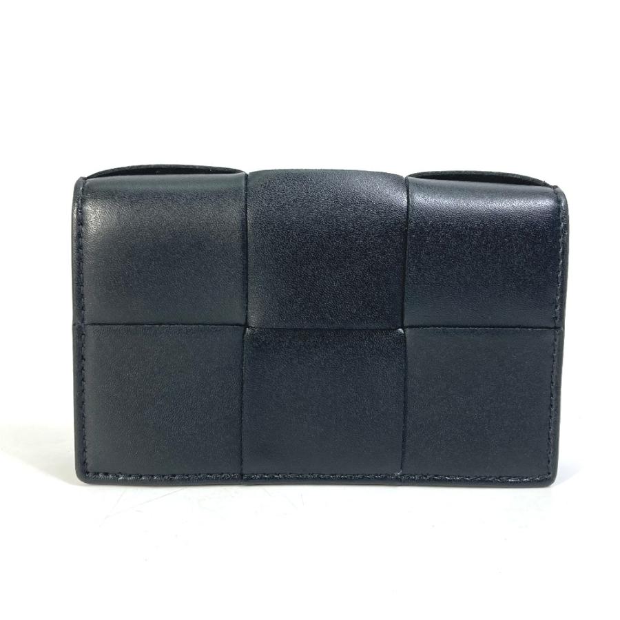 BOTTEGA VENETA ボッテガヴェネタ 679849 ビジネス マキシイントレチャート カードケース レザー ブラック メンズ【中古】新品同様 |  | 01