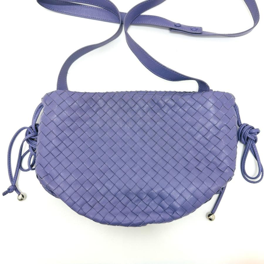 BOTTEGA VENETA ボッテガヴェネタ イントレチャート ミニ ザ・バルブ ショルダーバッグ パープル レディース【中古】 |  | 01