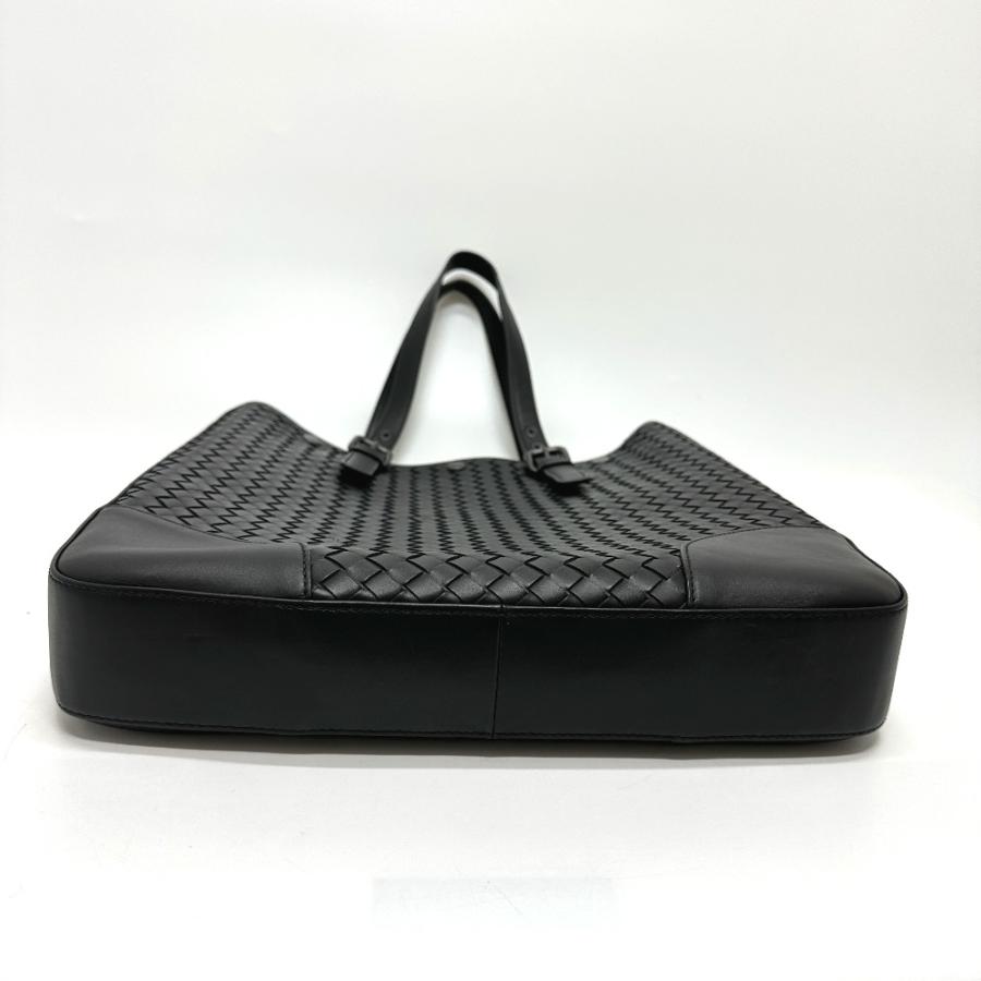 高級＊ボッテガヴェネタ イントレチャート アキャトル トートバッグ ブラック BOTTEGA VENETA ボッテガヴェネタ イントレチャート VN