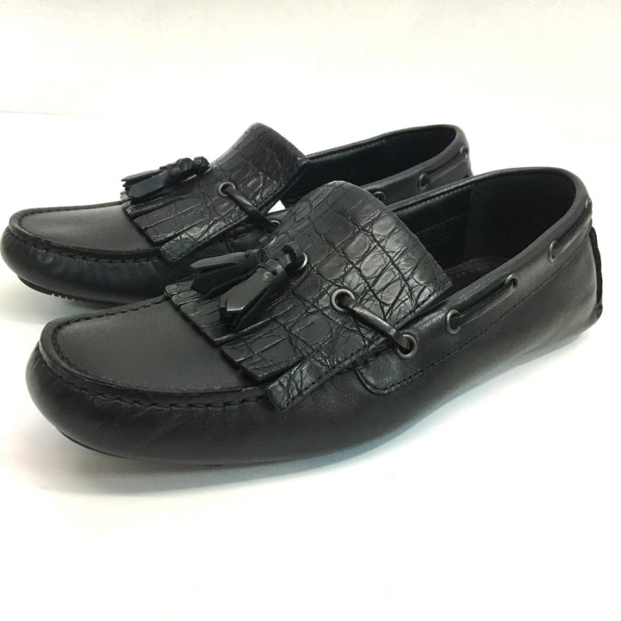 新品同様 BOTTEGA VENETA ボッテガヴェネタ 428434 フラットシューズ ローファー シューズ メンズ |  | 01