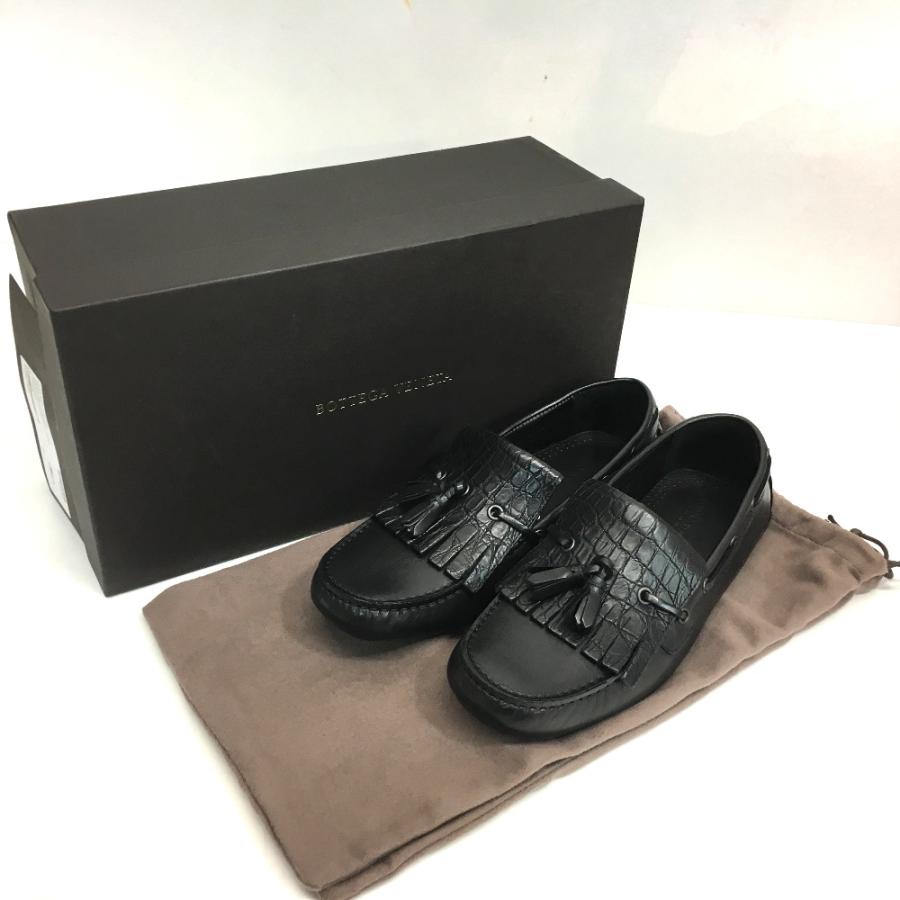 新品同様 BOTTEGA VENETA ボッテガヴェネタ 428434 フラットシューズ ローファー シューズ メンズ |  | 07