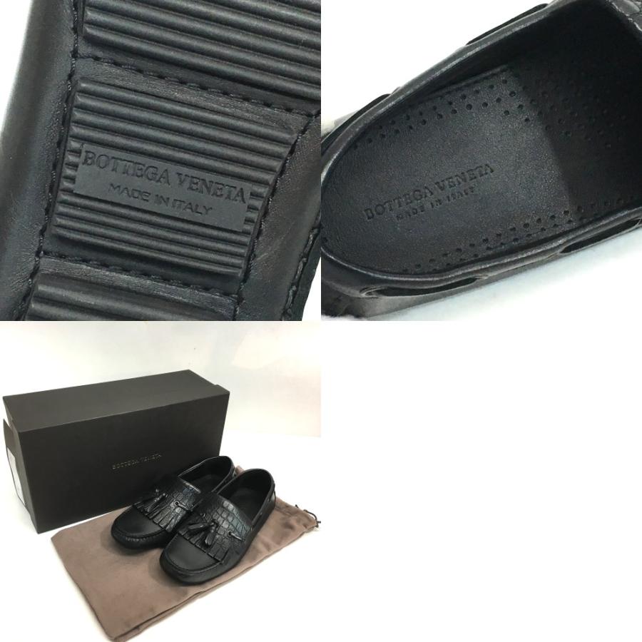 新品同様 BOTTEGA VENETA ボッテガヴェネタ 428434 フラットシューズ ローファー シューズ メンズ |  | 08
