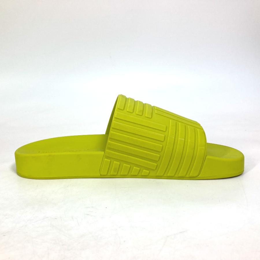 箱あり】BOTTEGA VENETAラバーサンダル/キウイ/25.5cm 【公式通販】