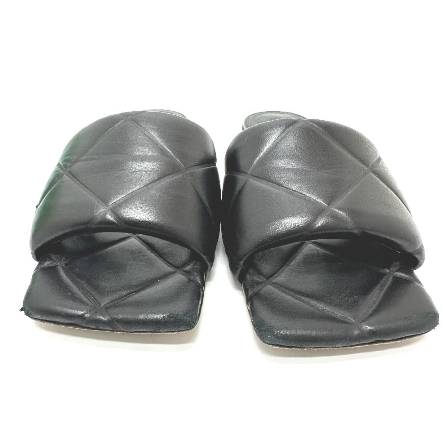 BOTTEGA VENETA ボッテガヴェネタ 639940 ラバーリド フラット RUBBER LIDO イントレチャート フラット サンダル レディース【中古】 |  | 05