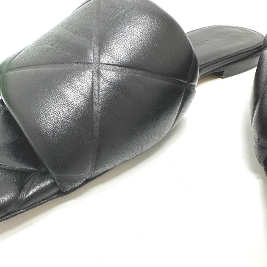 BOTTEGA VENETA ボッテガヴェネタ 639940 ラバーリド フラット RUBBER LIDO イントレチャート フラット サンダル レディース【中古】 |  | 08