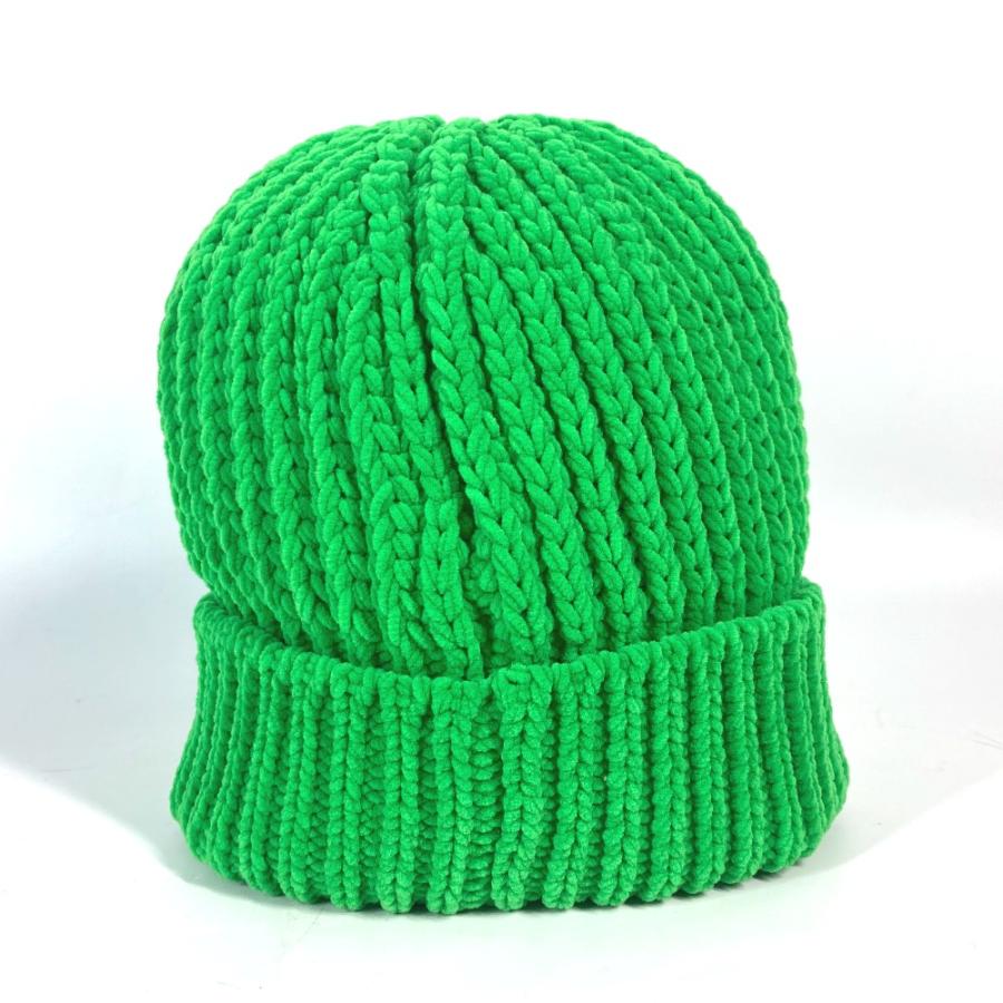 未使用 BOTTEGA VENETA ボッテガヴェネタ ビーニー 帽子 ニット帽 ニットキャップ ニット帽 グリーン メンズ【中古】 |  | 01