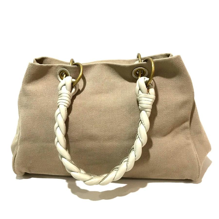 BOTTEGA VENETA ボッテガヴェネタ 195976 編込みハンドル ショルダーバッグ トートバッグ レザー |  | 01