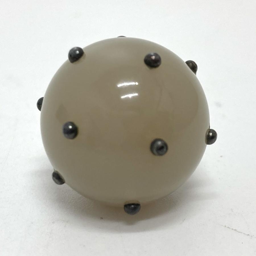 BOTTEGA VENETA ボッテガヴェネタ イントレチャート ボール アクセサリー ピアス プラスチック グレー レディース【中古】 |  | 05