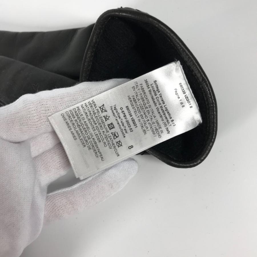 美品 BOTTEGA VENETA ボッテガヴェネタ 690339 イントレチャート 手袋 グローブ ブラック レディース【中古】 |  | 07