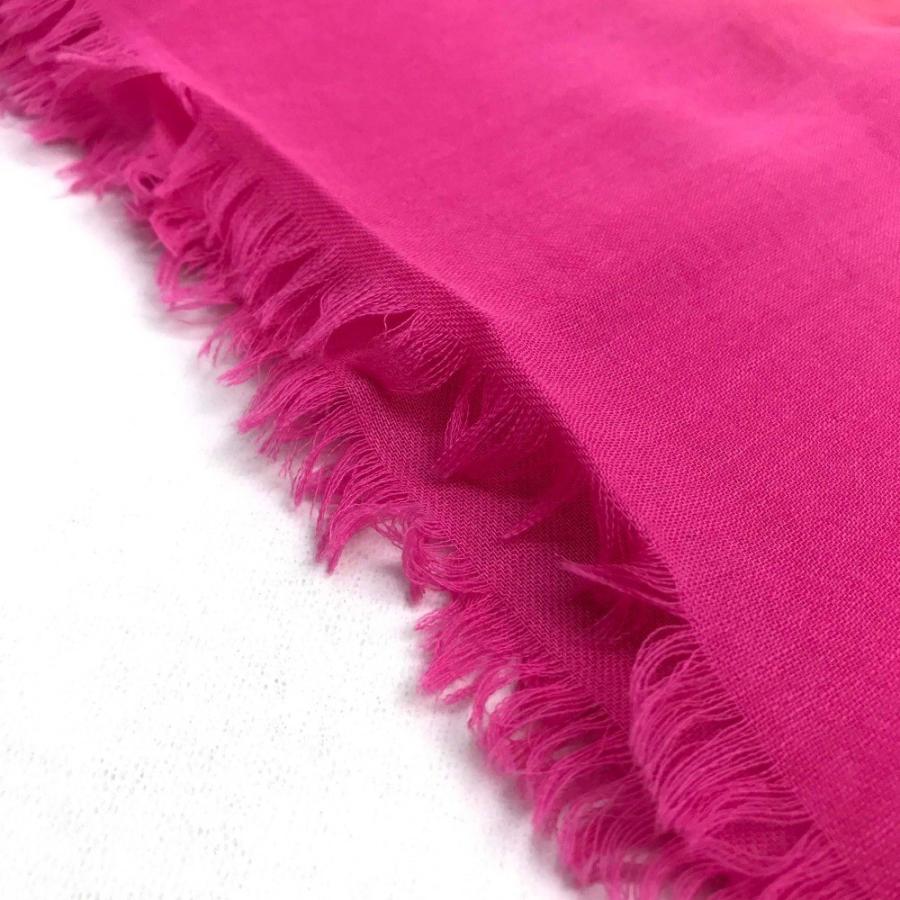 美品 BOTTEGAVENETA ボッテガヴェネタ グラデーション ツートン メンズ レディース ストール ピンク オレンジ |  | 02