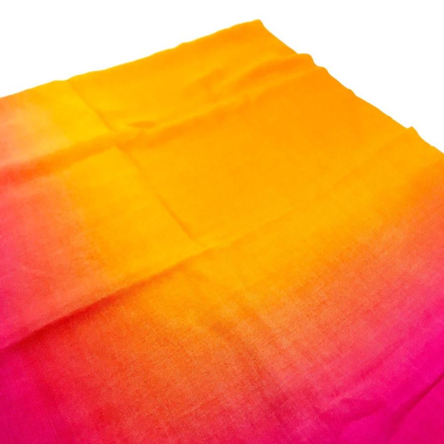 美品 BOTTEGAVENETA ボッテガヴェネタ グラデーション ツートン メンズ レディース ストール ピンク オレンジ |  | 04