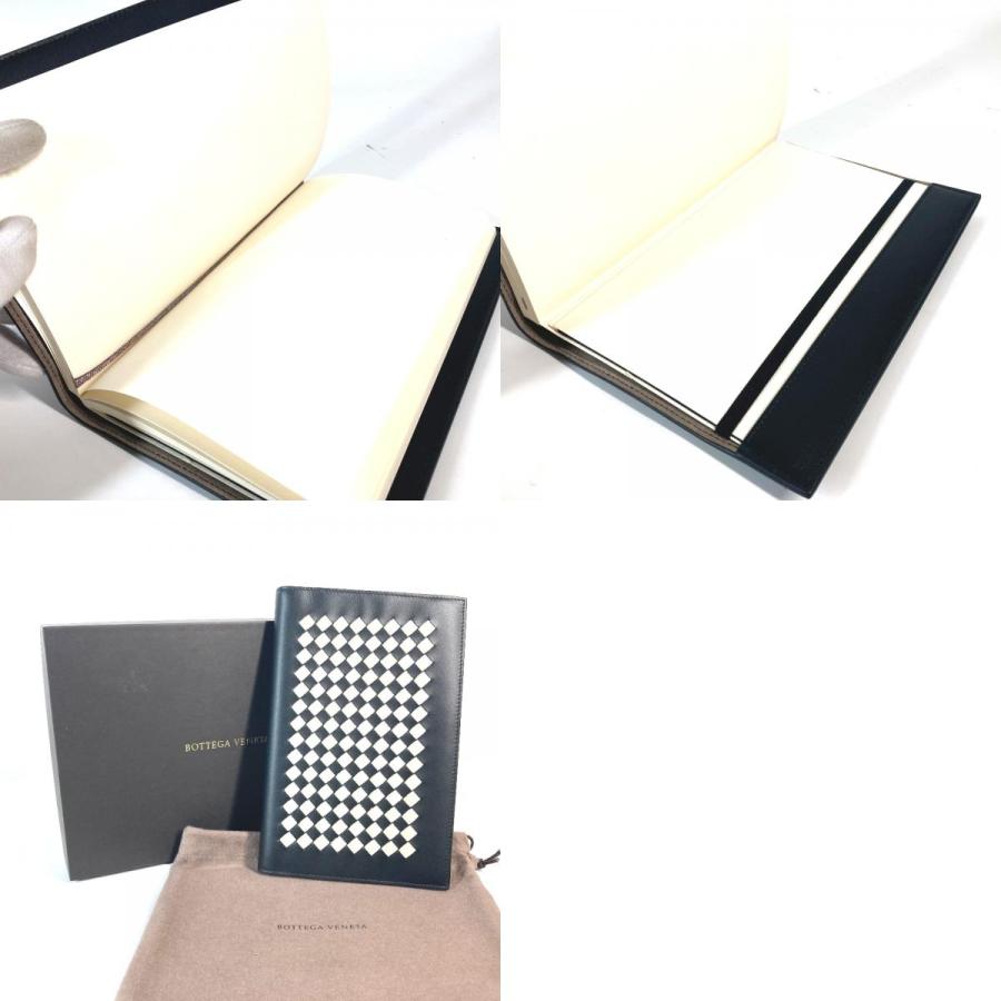 未使用 BOTTEGA VENETA ボッテガヴェネタ イントレチャート ステーショナリー ノート メモ帳 ノートブック ブラック ユニセックス【中古】 |  | 09