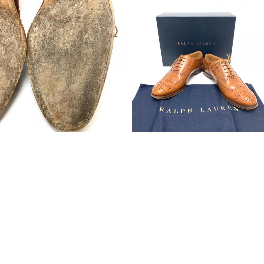 RALPH LAUREN ラルフローレン ドレスチップ ウイングチップ ビジネスシューズ ブラウン レディース【中古】 |  | 09