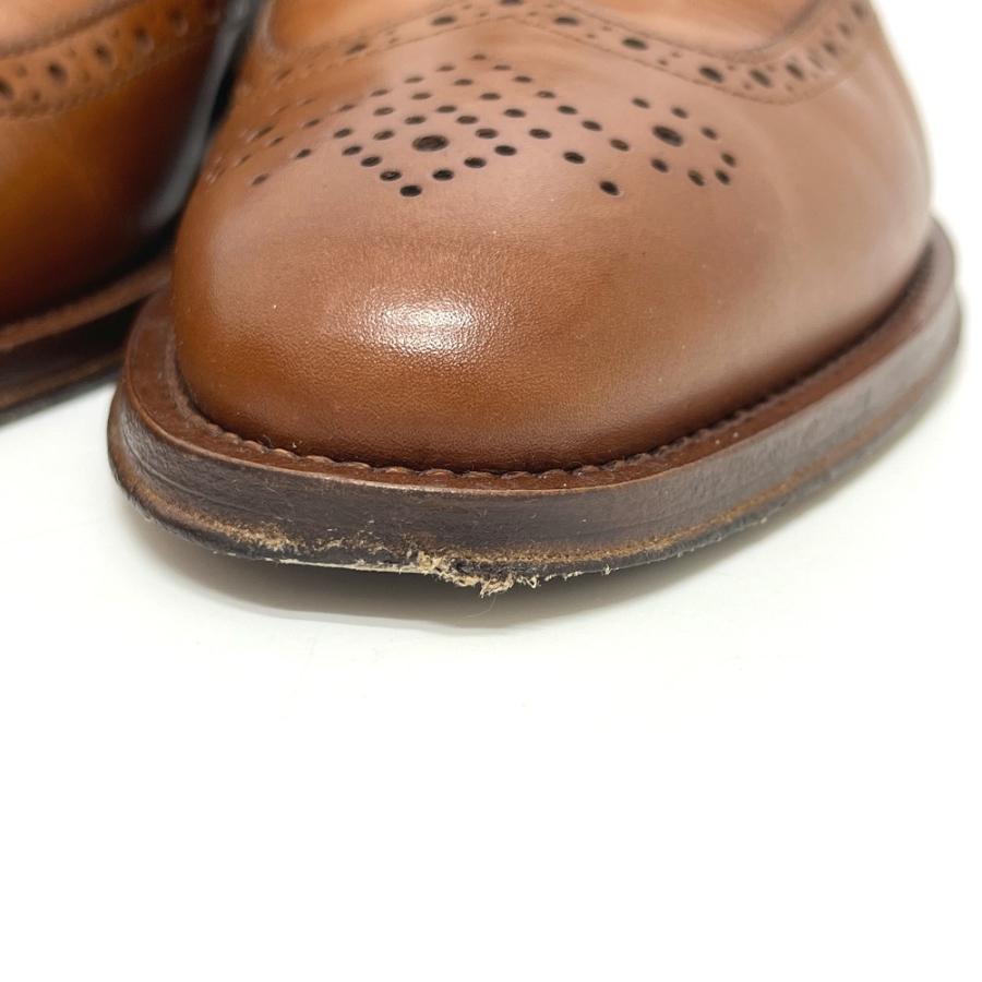 RALPH LAUREN ラルフローレン 800P02623001 ブローグ レザー ドレスチップ ウイングチップ ダービーシューズ 靴 2025年モデル 【中古】 |  | 02