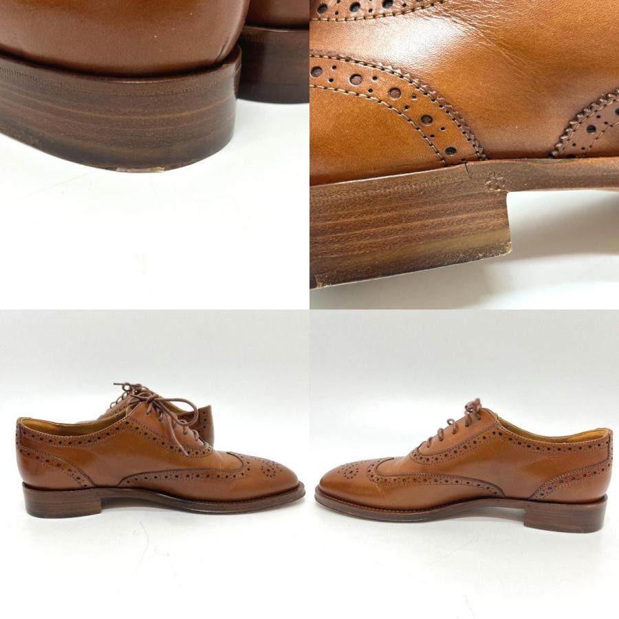 RALPH LAUREN ラルフローレン 800P02623001 ブローグ レザー ドレスチップ ウイングチップ ダービーシューズ 靴 2025年モデル 【中古】 |  | 07