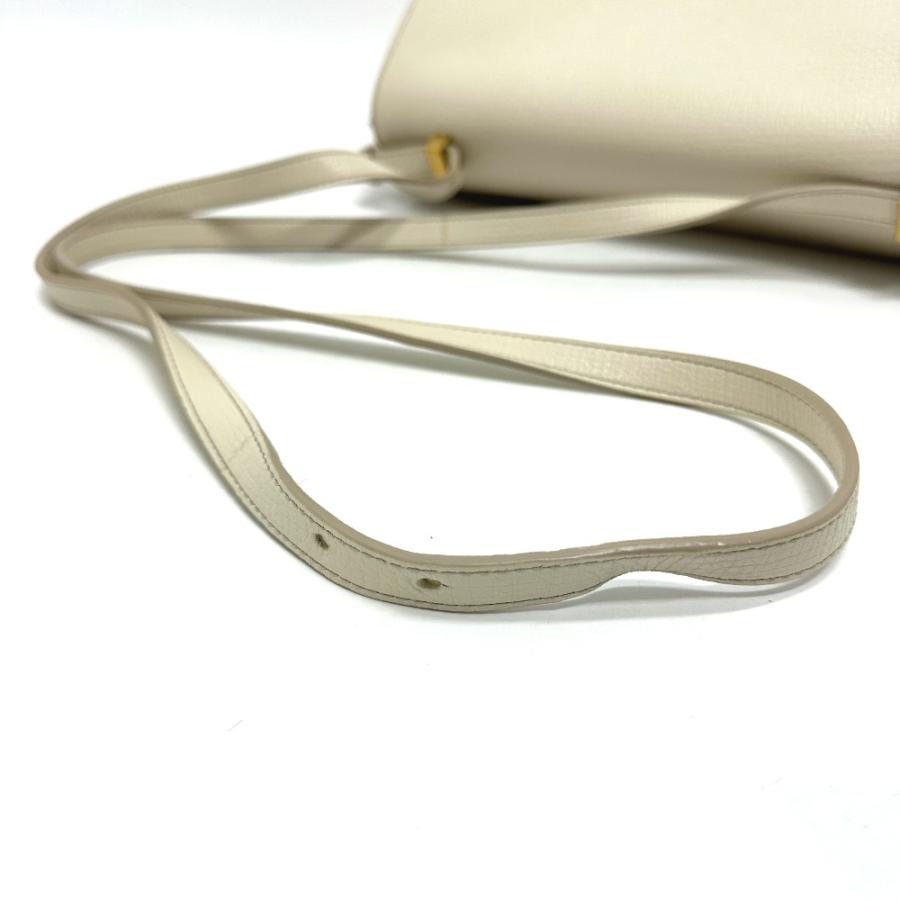 BOTTEGA VENETA ボッテガヴェネタ パルメラート アングル カバン 410721 ショルダーバッグ アイボリー ホワイト レディース【中古】 |  | 06