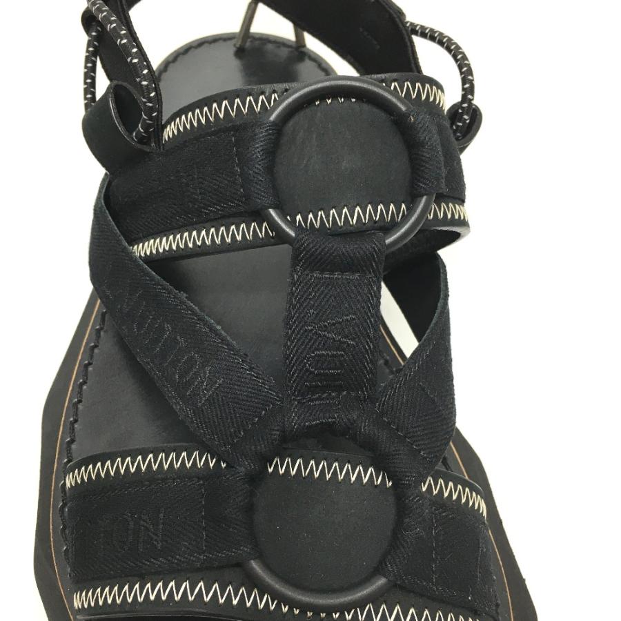 LOUIS VUITTON ルイヴィトン サバンナライン アウトドア/ベルト メンズシューズ サンダル キャンバス ブラック メンズ【中古】 | LOUIS VUITTON | 05