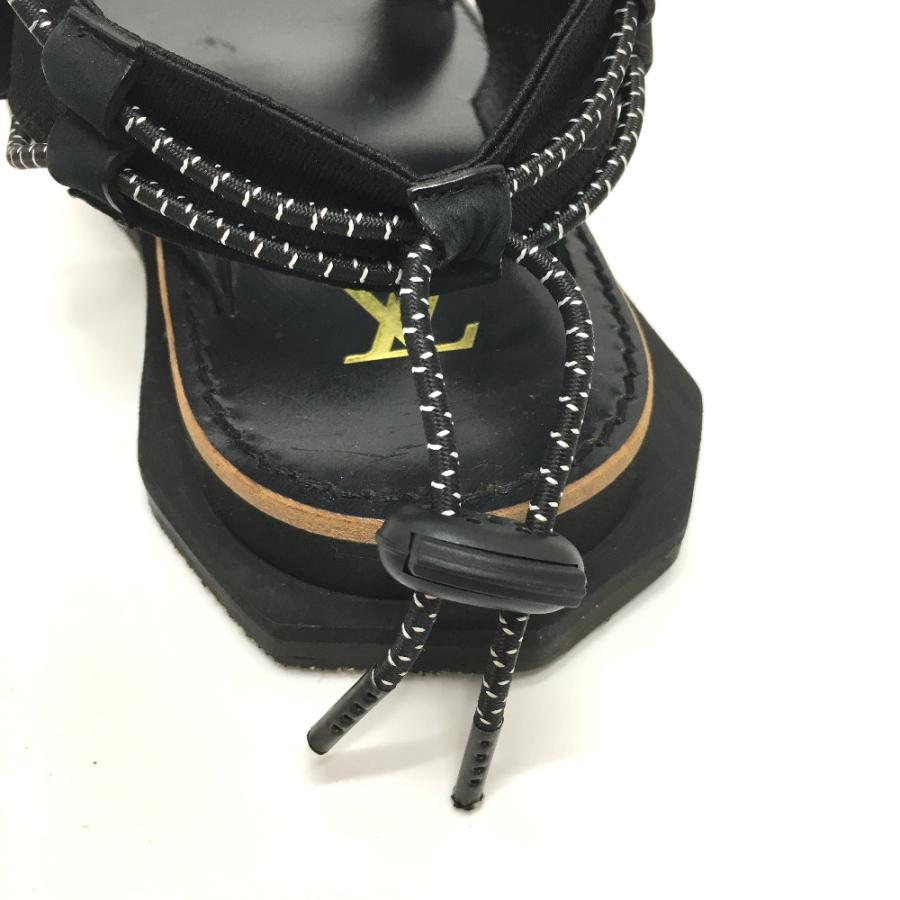 LOUIS VUITTON ルイヴィトン サバンナライン アウトドア/ベルト メンズシューズ サンダル キャンバス ブラック メンズ【中古】 | LOUIS VUITTON | 06
