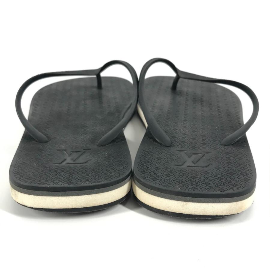 LOUIS VUITTON ルイヴィトン  ロゴ ビーチサンダル 靴 シューズ サンダル ブラック メンズ【中古】 | LOUIS VUITTON | 02