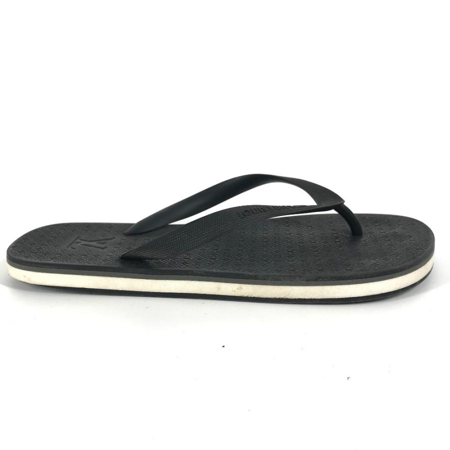 LOUIS VUITTON ルイヴィトン  ロゴ ビーチサンダル 靴 シューズ サンダル ブラック メンズ【中古】 | LOUIS VUITTON | 05