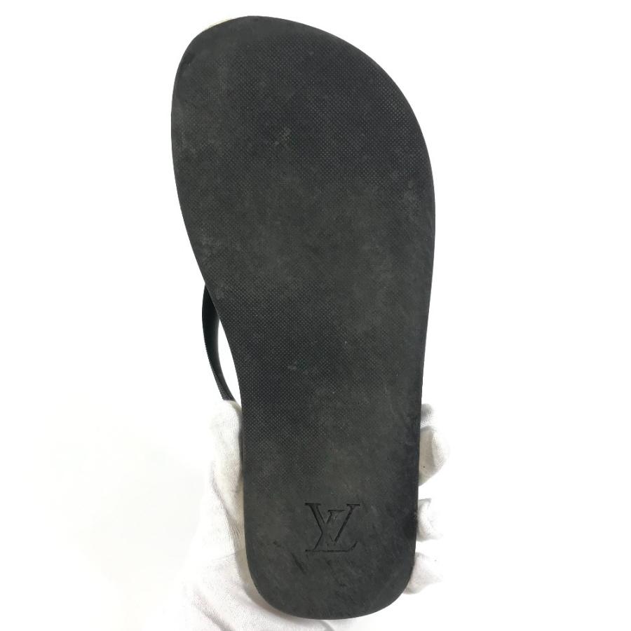 LOUIS VUITTON ルイヴィトン  ロゴ ビーチサンダル 靴 シューズ サンダル ブラック メンズ【中古】 | LOUIS VUITTON | 07