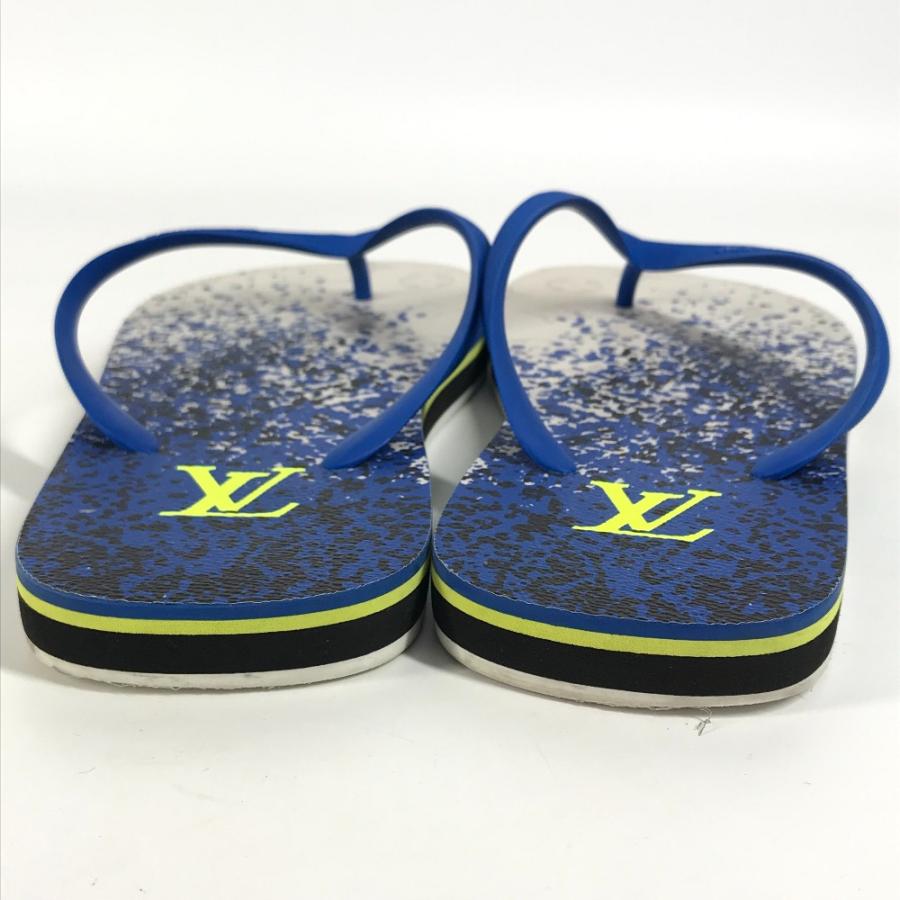 LOUIS VUITTON ルイヴィトン ロゴ ビーチサンダル 靴 シューズ サンダル ブルー メンズ【中古】 | LOUIS VUITTON | 03