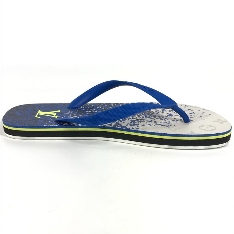 LOUIS VUITTON ルイヴィトン ロゴ ビーチサンダル 靴 シューズ サンダル ブルー メンズ【中古】 | LOUIS VUITTON | 05