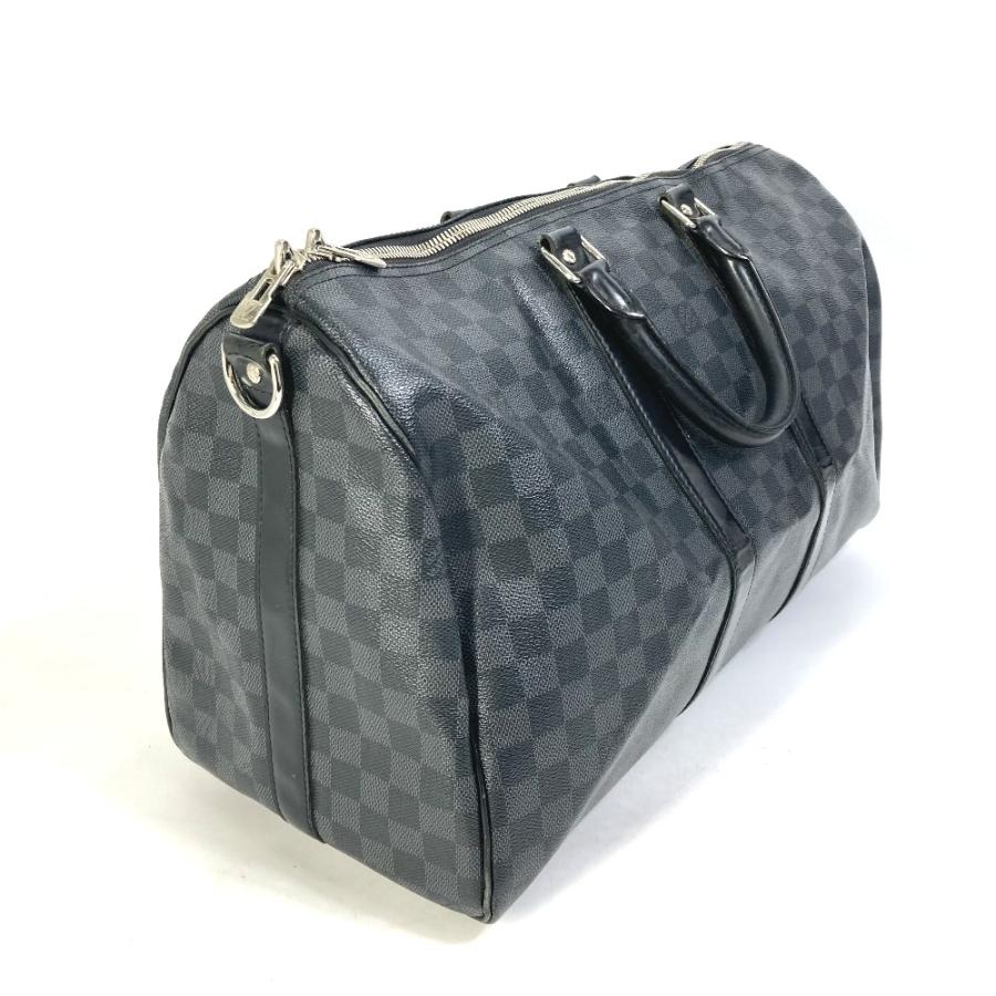 LOUIS VUITTON ルイヴィトン N41418 キーポル バンドリエール45 カバン 旅行バッグ ダミエグラフィット ボストンバッグ .ブラック【中古】｜reference｜03