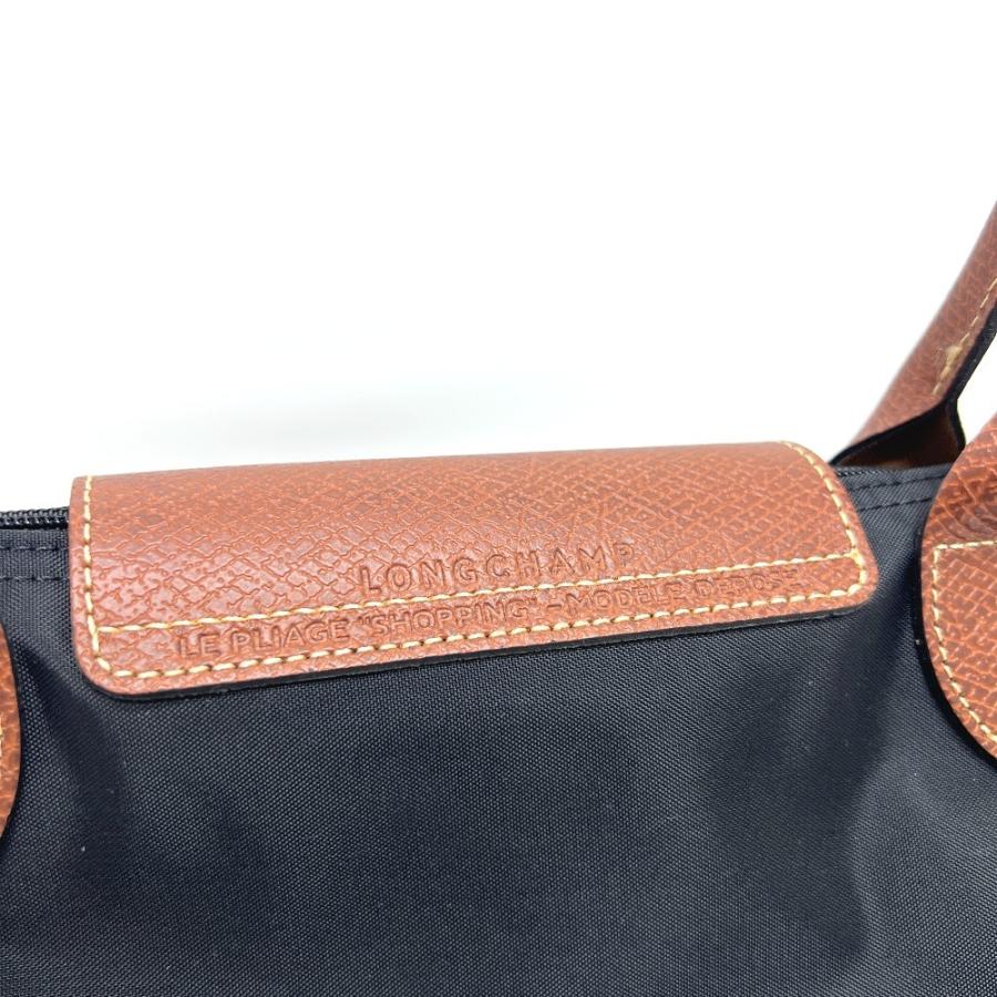 Longchamp ロンシャン ル プリアージュ Mサイズ 折り畳み カバン 肩掛け ショルダーバッグ トートバッグ ブラック レディース【中古】 | LONGCHAMP | 03