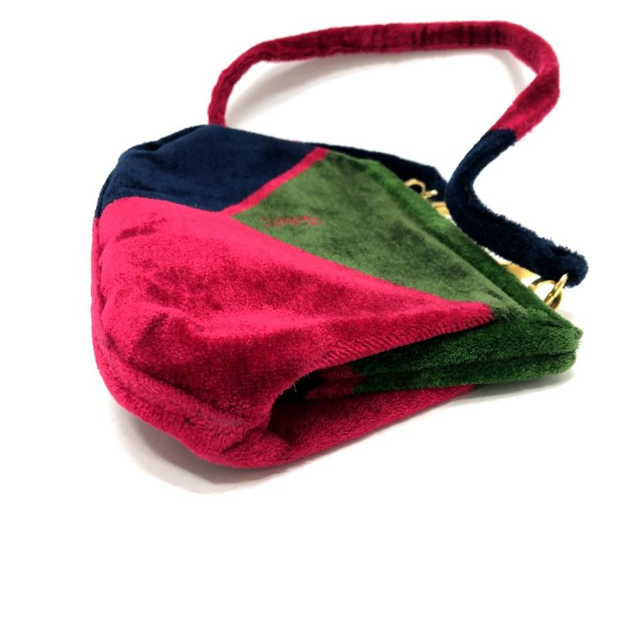 【美品】ROBERTA DI CAMERINO Velvet がま口バッグ レア 美品】ROBERTA DI CAMERINO Velvet がま口バッグ レア