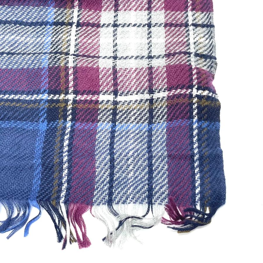 ロロピアーナ 大判 ストール ブランケット フリンジ ロゴ 総柄 カシミヤ