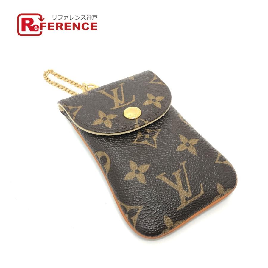 LOUIS VUITTON ルイヴィトン M66546 エテュイ テレフォンヌMM 携帯ケース  ブラウン レディース【中古】 | LOUIS VUITTON
