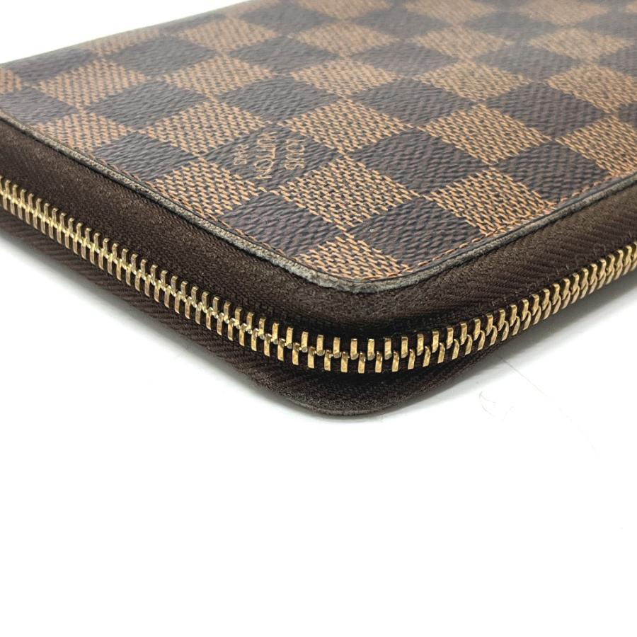 LOUIS VUITTON ルイヴィトン N60003 ジッピーオーガナイザー ラウンド 長財布  長財布 エベヌ ブラウン レディース【中古】 | LOUIS VUITTON | 05