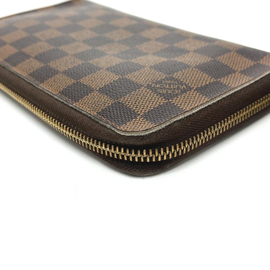LOUIS VUITTON ルイヴィトン N60003 ジッピーオーガナイザー ラウンド 長財布  長財布 エベヌ ブラウン レディース【中古】 | LOUIS VUITTON | 06