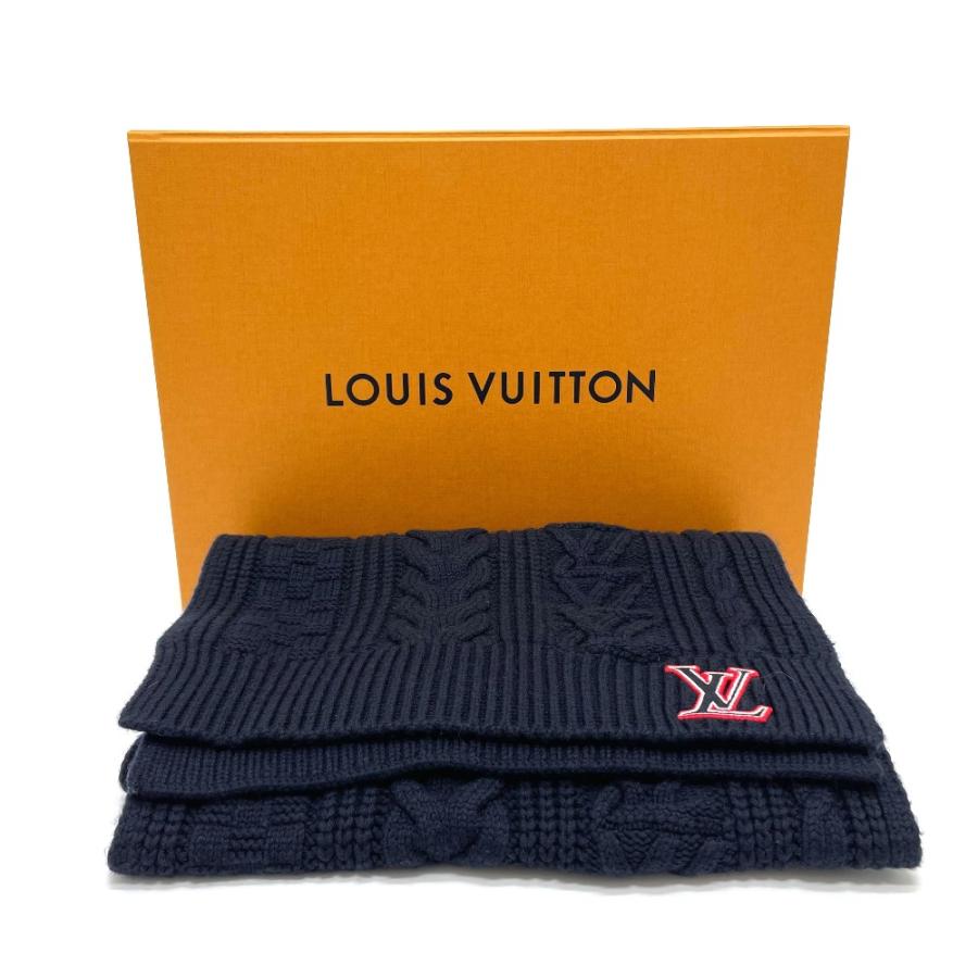 新品同様 LOUIS VUITTON ルイヴィトン MP2866 LVロゴ エシャルプ LVケーブル マフラー ウール | LOUIS VUITTON | 05