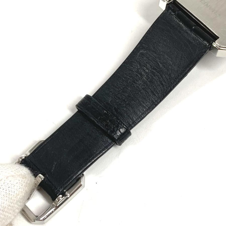 CHANEL シャネル H5319 ボーイフレンド ロゴ ウォッチ 時計 革ベルト 腕時計 ブラック ユニセックス【中古】 | CHANEL | 08