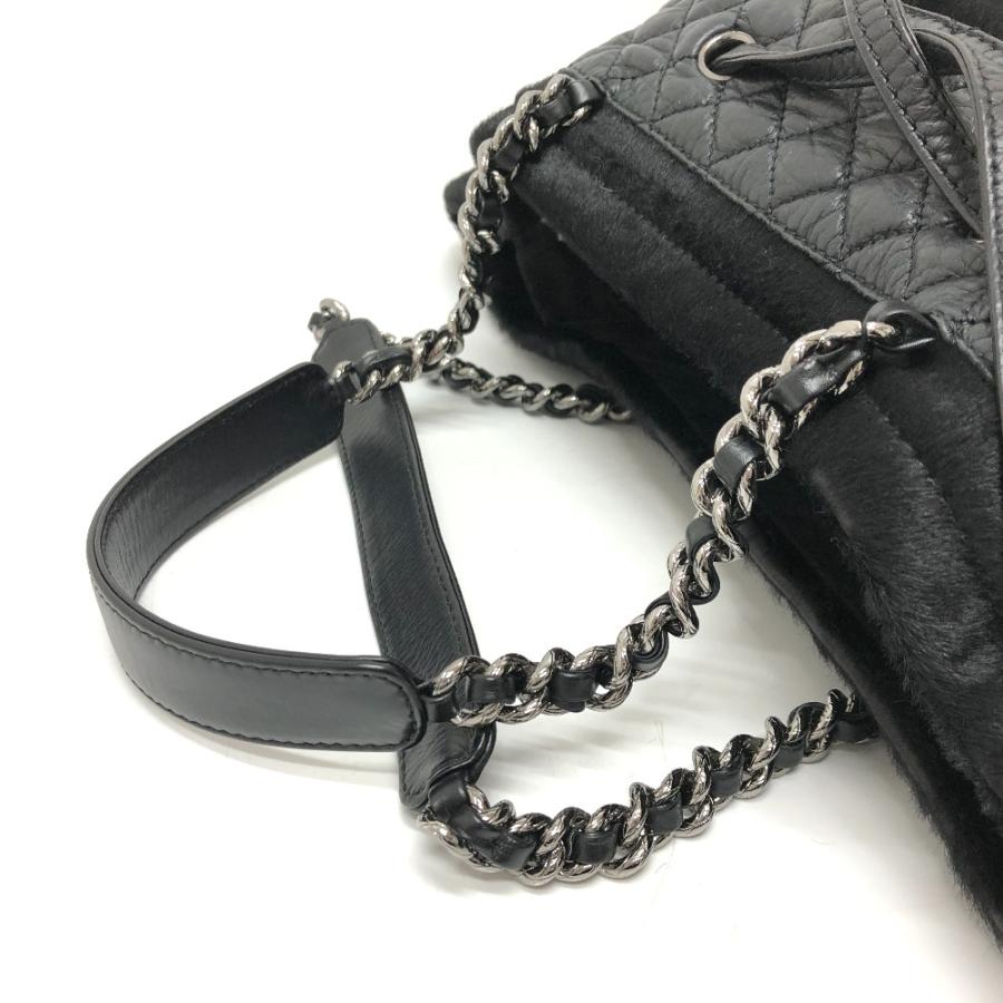 CHANEL シャネル チェーン マトラッセ ステッチ トートバッグ ブラック レディース【中古】 | CHANEL | 06