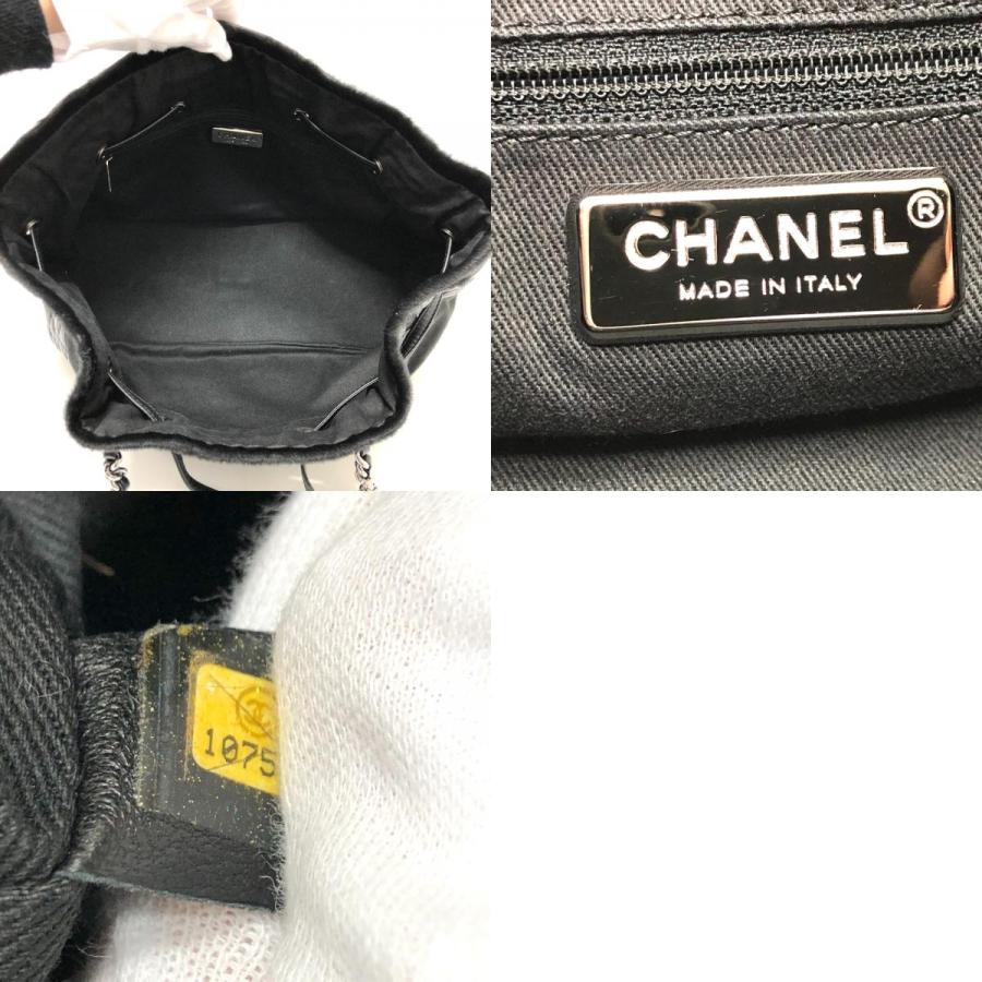 CHANEL シャネル チェーン マトラッセ ステッチ トートバッグ ブラック レディース【中古】 | CHANEL | 09