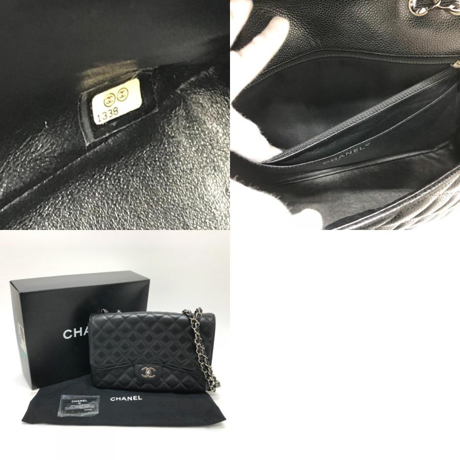 CHANEL シャネル A28600 マトラッセ30 Wチェーン カバン 肩掛け 斜め掛け ショルダーバッグ ブラック レディース【中古】 | CHANEL | 09