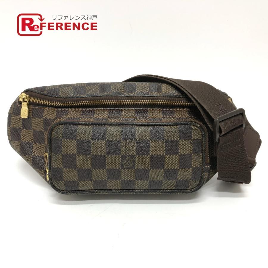 LOUIS VUITTON ルイヴィトン N51172 バムバッグ・メルヴィール ダミエライン ウエストバッグ エベヌ ブラウン メンズ【中古】 | LOUIS VUITTON