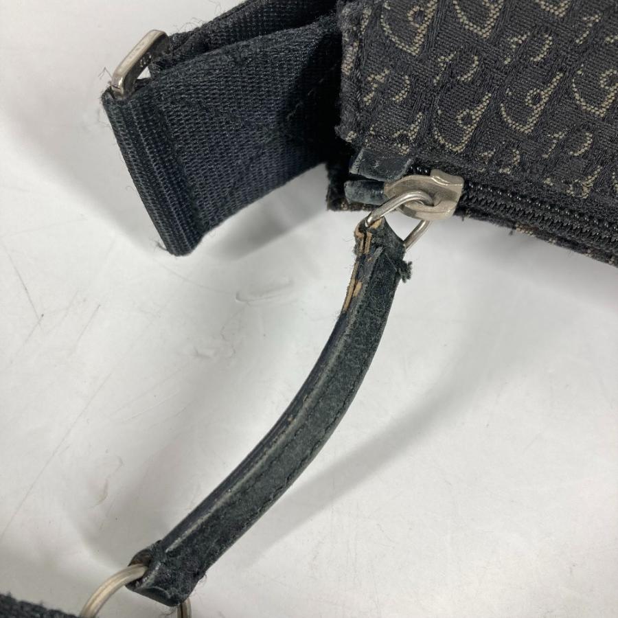 Dior ディオール トロッター ロゴ カバン 斜め掛け ショルダーバッグ ブラック レディース【中古】 |  | 07