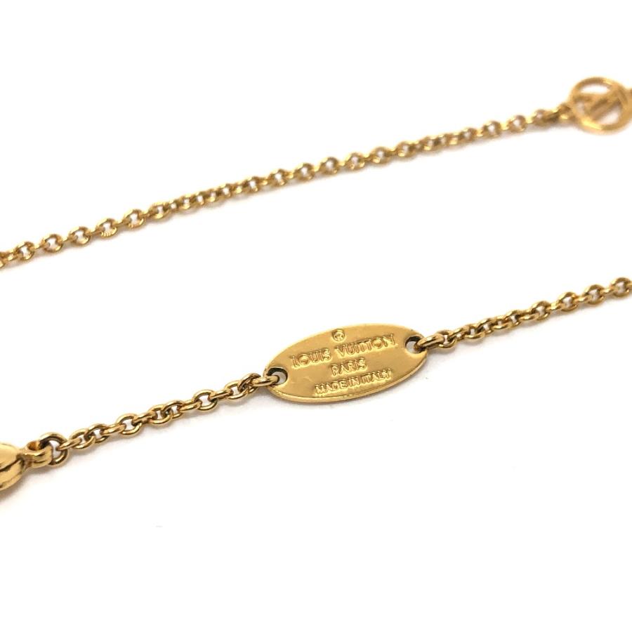 LOUIS VUITTON ルイヴィトン M63181 エセンシャルＶ ペンダント アクセサリー  LVサークル ネックレス ゴールド×ブラック 【中古】 | LOUIS VUITTON | 06