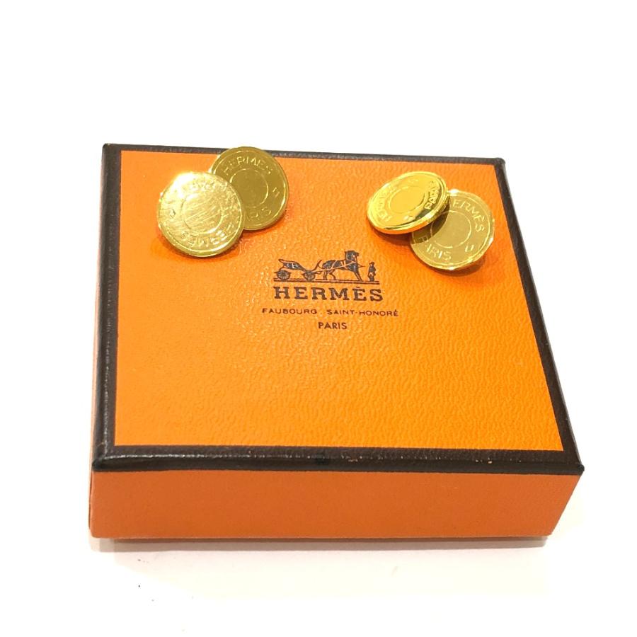 HERMES エルメス セリエモチーフ カフスボタン 　スーツボタン カフス ゴールド ユニセックス【中古】 | HERMES | 05